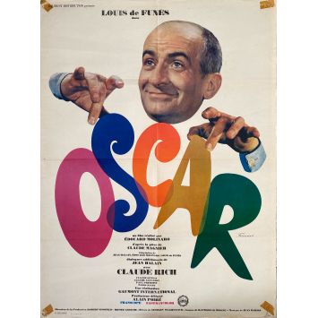 OSCAR Affiche de film- 60x80 cm. - 1967 - Louis de Funès, Edouard Molinaro