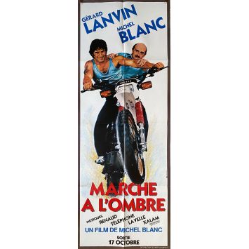 MARCHE A L'OMBRE French Movie Poster- 23x63 in. - 1984 - Michel Blanc, Gérard Lanvin