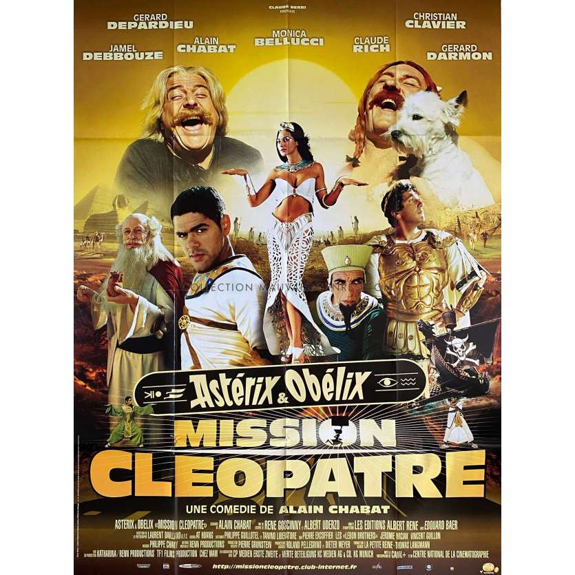 ASTERIX & OBELIX: MISSION CLEOPATRA French Movie Poster- 47x63 in. - 2002 - Alain Chabat, Jamel Debbouze