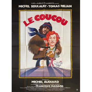 LE COUCOU Affiche de film- 120x160 cm. - 1980 - Michel Serrault, Francesco Massaro