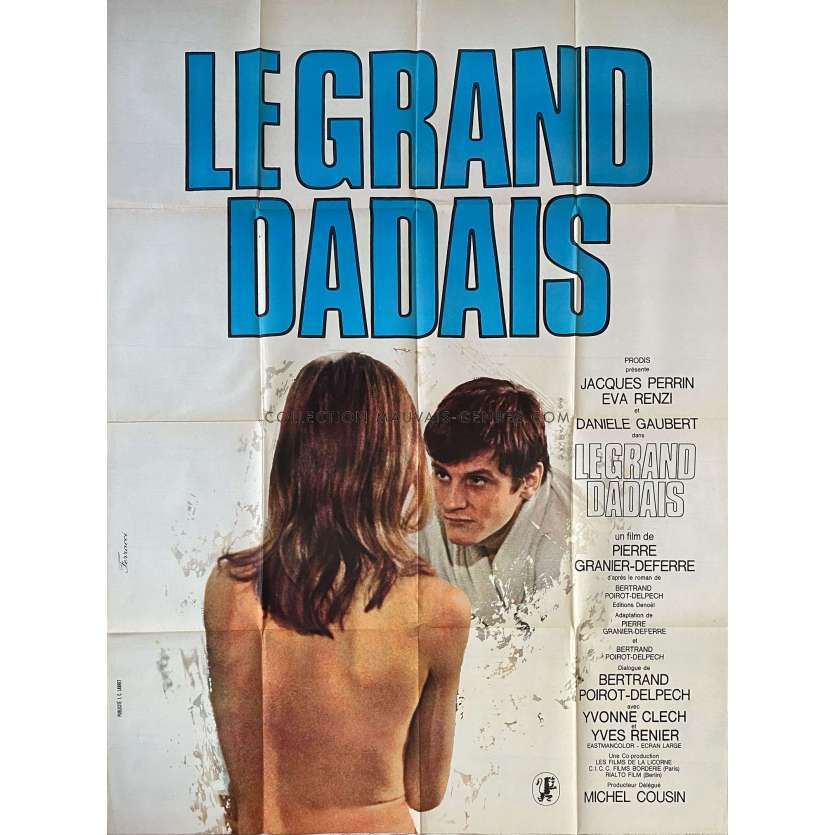 LE GRAND DADAIS Affiche de film- 120x160 cm. - 1967 - Jacques Perrin, Pierre Granier-Deferre