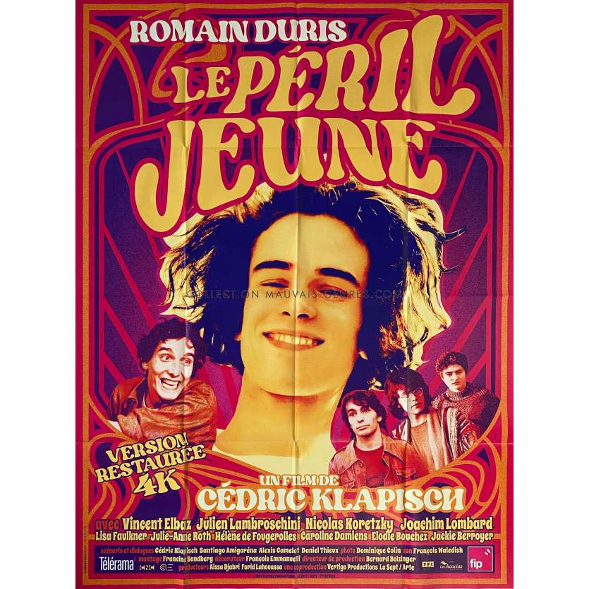 LE PERIL JEUNE Affiche de film- 120x160 cm. - 1994/R2024 - Romain Duris, Cédric Klapisch