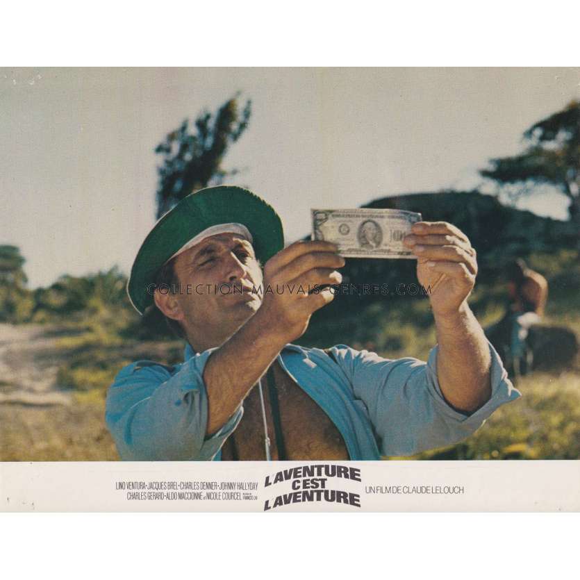 L'AVENTURE C'EST L'AVENTURE Photo de film N02 - 21x30 cm. - 1972 - Lino Ventura, Claude Lelouch