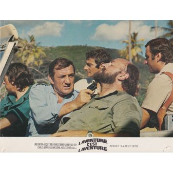 MONEY MONEY MONEY French Lobby Card N04 - 9x12 in. - 1972 - Claude Lelouch, Lino Ventura