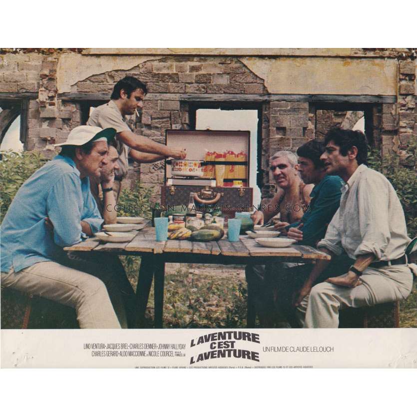 L'AVENTURE C'EST L'AVENTURE Photo de film N07 - 21x30 cm. - 1972 - Lino Ventura, Claude Lelouch