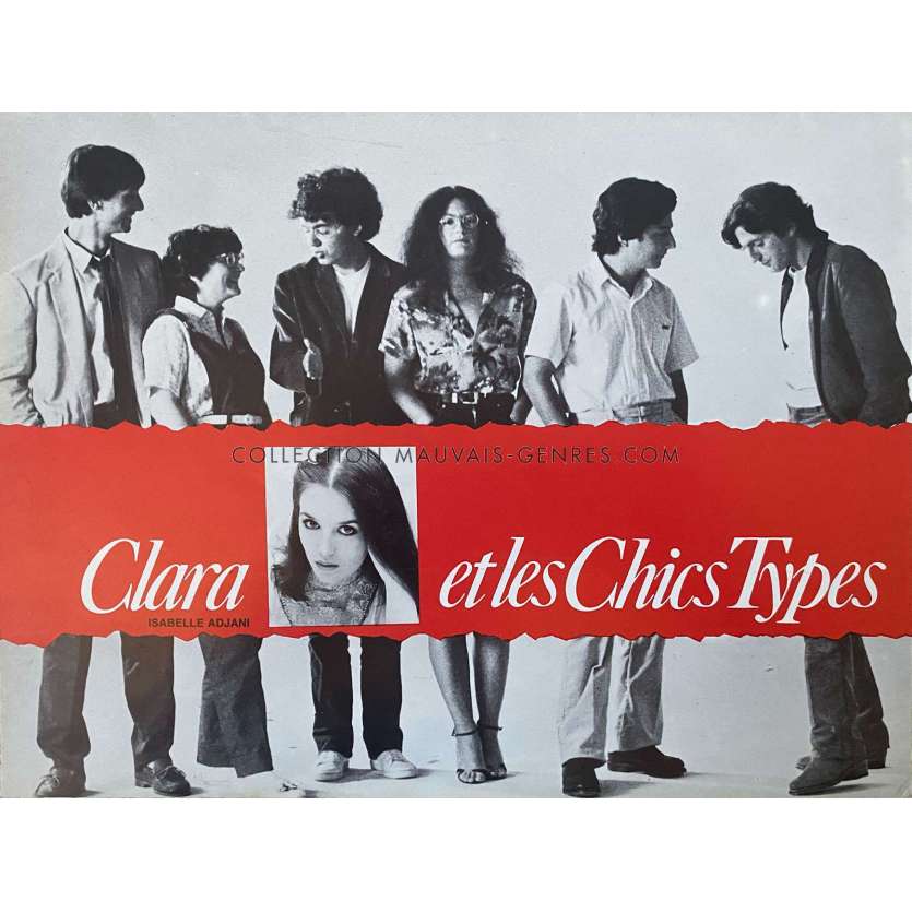 CLARA ET LES CHICS TYPES French Herald/Trade Ad- 9x12 in. - 1981 - Jacques Monnet, Isabelle Adjani