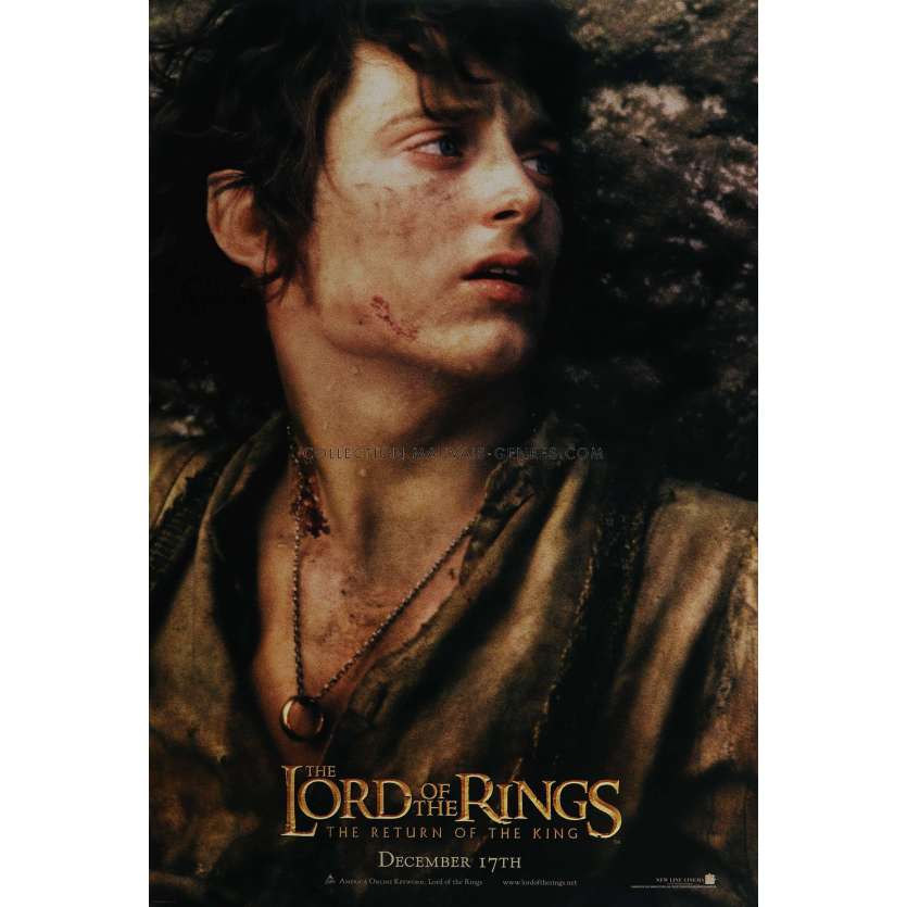 LORD OF THE RING - THE RETURN OF THE KING U.S Movie Poster Frodo - 27x40 in. - 2003 - Peter Jackson, Viggo Mortensen