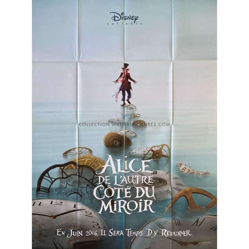 ALICE AU PAYS DES MERVEILLES (2010) Affiche de film Prev. - 120x160 cm. - 2010 - Johnny Depp, Tim Burton