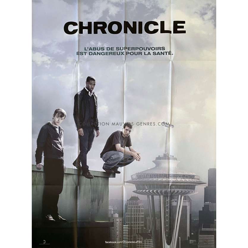 CHRONICLE French Movie Poster- 47x63 in. - 2012 - Josh Trank, Dane DeHaan