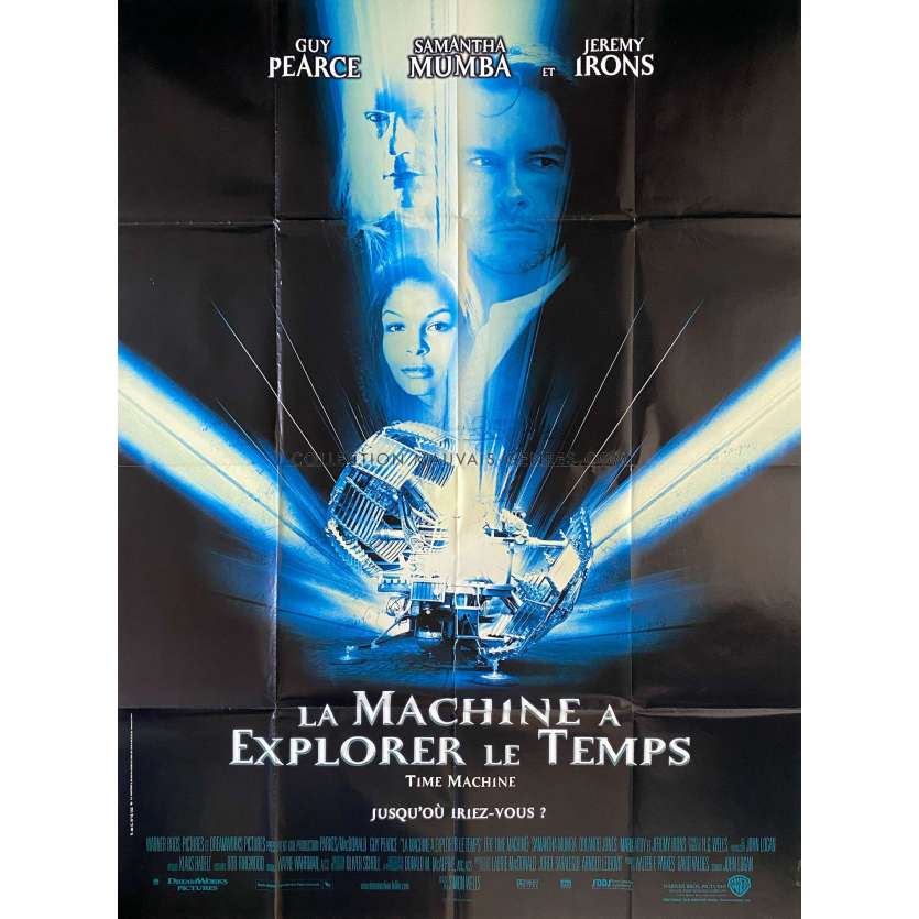 THE TIME MACHINE French Movie Poster- 47x63 in. - 2002 - Simon Wells, Guy Pearce