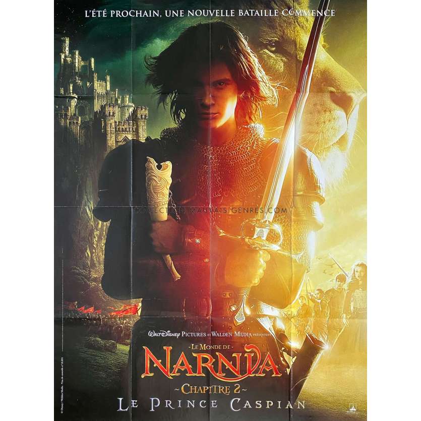 LE MONDE DE NARNIA 2 Affiche de film- 120x160 cm. - 2008 - Ben Barnes, Andrew Adamson