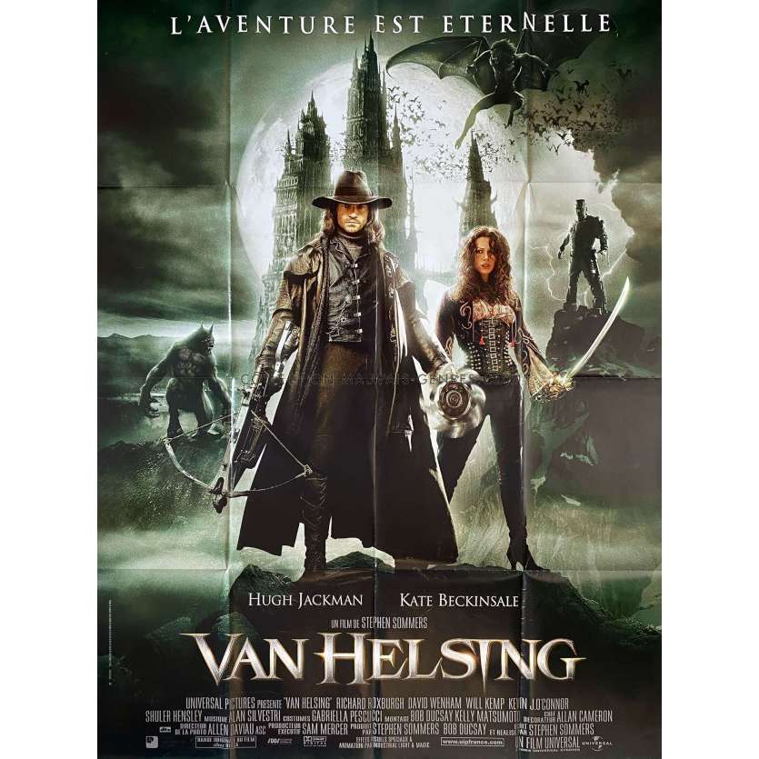 VAN HELSING Affiche de film- 120x160 cm. - 2004 - Hugh Jackman, Stephen Sommers