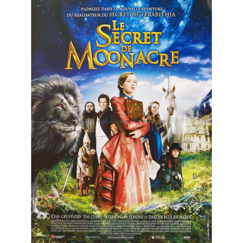 THE SECRET OF MOONACRE French Movie Poster- 15x21 in. - 2008 - Gabor Csupo, Ioan Gruffudd