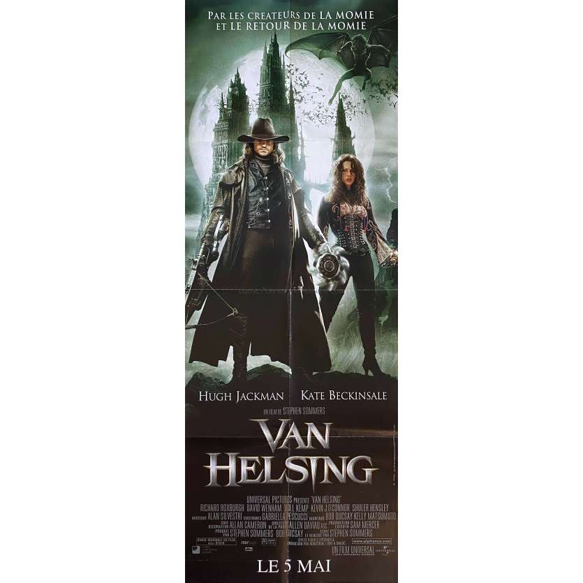 VAN HELSING French Movie Poster- 23x63 in. - 2004 - Stephen Sommers, Hugh Jackman