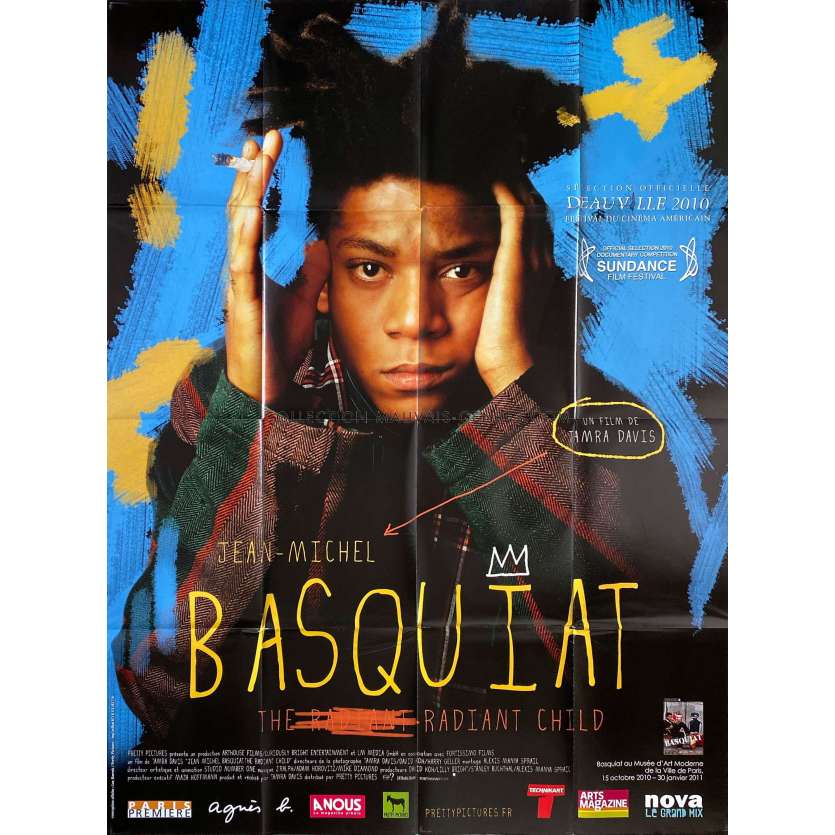 BASQUIAT Affiche de film- 120x160 cm. - 1996 - David Bowie, Julian Schnabel