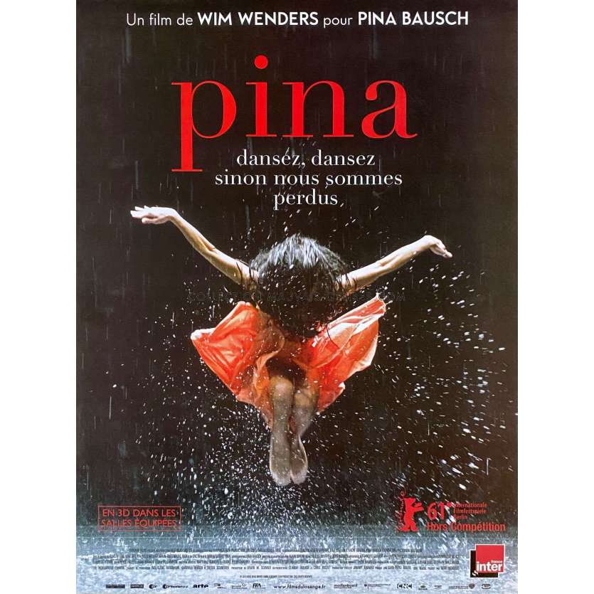 PINA Affiche de film- 40x54 cm. - 2011 - Pina Bausch, Wim Wenders