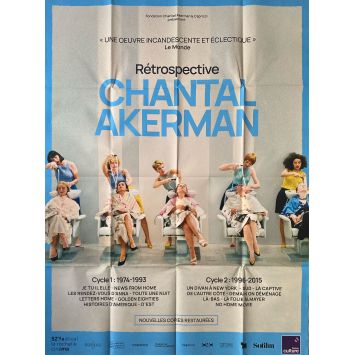 RETROSPECTIVE CHANTAL AKERMAN Affiche de film- 120x160 cm. - 2024 - Delphine Seyrig, Chantal Akerman