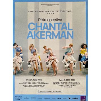 CHANTAL AKERMAN RETROSPECTIVE French Movie Poster- 15x21 in. - 2024 - Chantal Akerman, Delphine Seyrig