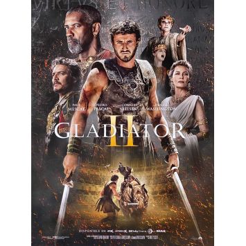 GLADIATOR II Affiche de film- 40x54 cm. - 2024 - Pedro Pascal, Ridley Scott