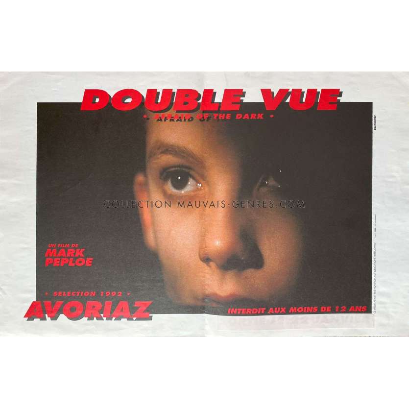 AFRAID OF THE DARK French Movie Poster- 15x21 in. - 1991 - Mark Peploe, Fanny Ardant