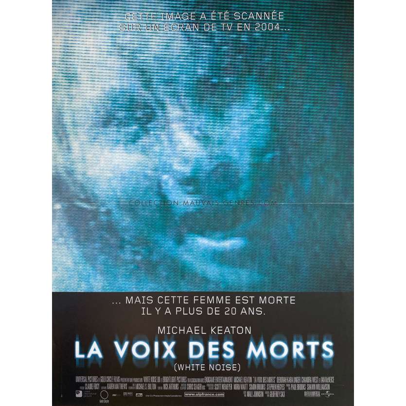 WHITE NOISE French Movie Poster- 15x21 in. - 2005 - Geoffrey Sax, Michael Keaton