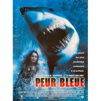 DEEP BLUE SEA French Movie Poster- 15x21 in. - 1999 - Renny Harlin, Thomas Jane