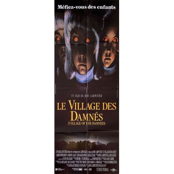 VILLAGE OF THE DAMNED French Movie Poster- 23x63 in. - 1995 - John Carpenter, Christopher Reeve