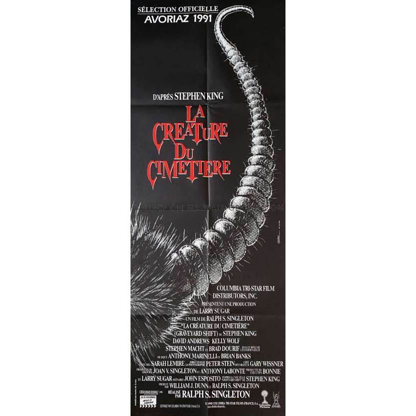 LA CREATURE DU CIMETIERE Affiche de film- 60x160 cm. - 1990 - David Andrews, Ralph S. Singleton