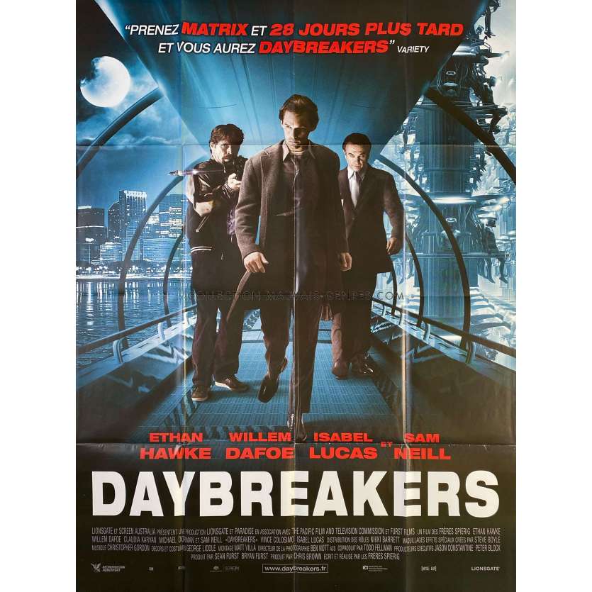 DAYBREAKERS Affiche de film- 120x160 cm. - 2009 - Ethan Hawke, Michael Spierig