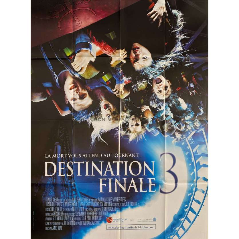 FINAL DESTINATION 3 French Movie Poster- 47x63 in. - 2006 - James Wong, Mary Elizabeth Winstead