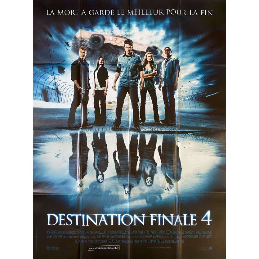 DESTINATION FINALE 4 Affiche de film- 120x160 cm. - 2009 - Nick Zano, David R. Ellis