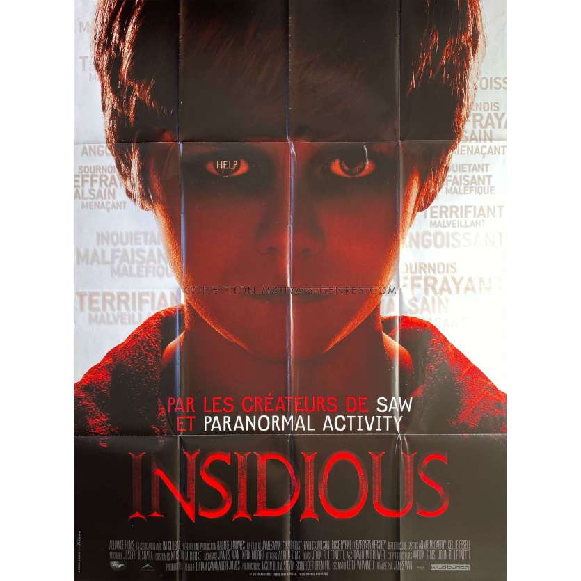 INSIDIOUS French Movie Poster- 47x63 in. - 2020 - Rose Byrne, Patrick Wilson