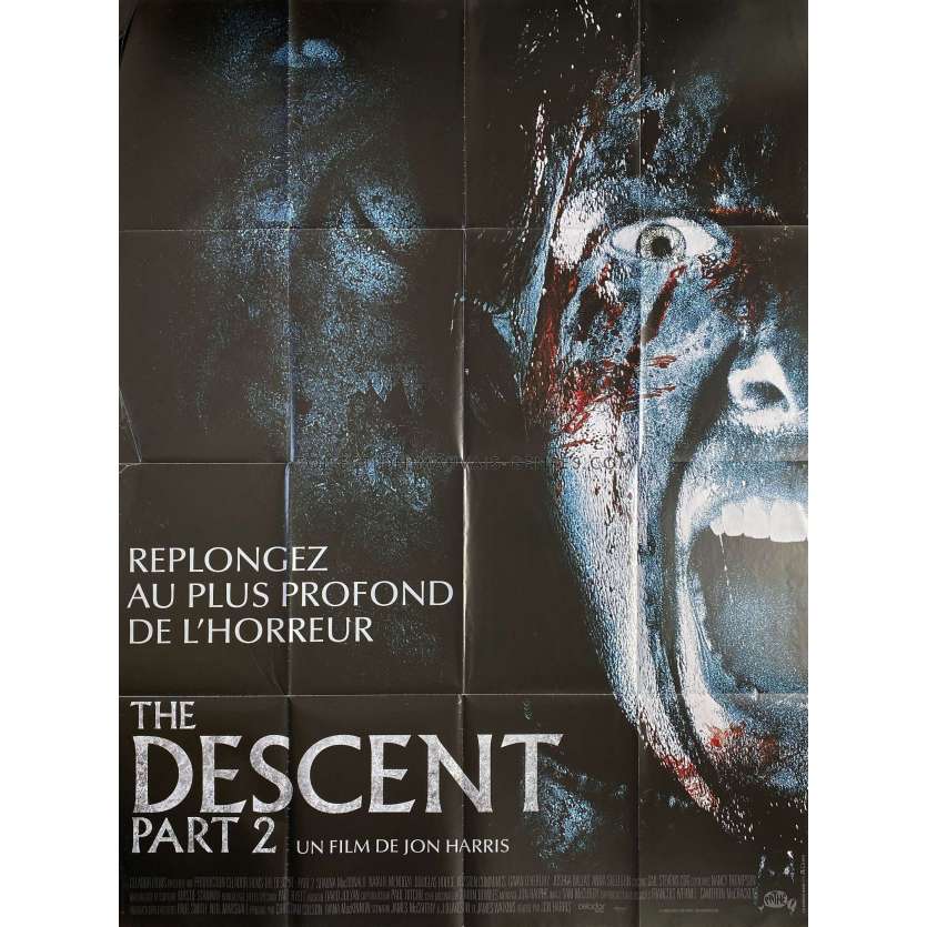 THE DESCENT PART 2 French Movie Poster- 47x63 in. - 2009 - Jon Harris, Shauna Macdonald