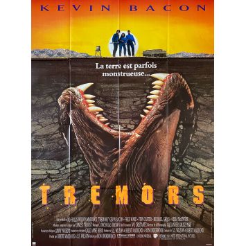 TREMORS French Movie Poster- 47x63 in. - 1990 - Ron Underwood, Kevin Bacon