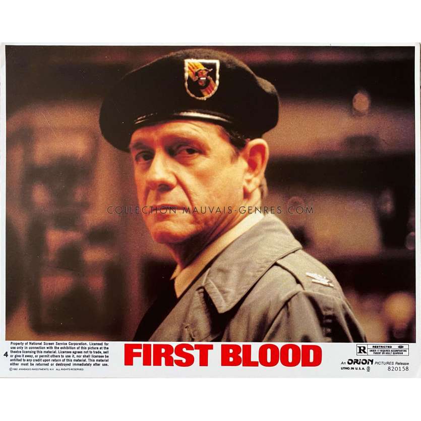 RAMBO - FIRST BLOOD U.S Lobby Card N04 - 8x10 in. - 1982 - Ted Kotcheff, Sylvester Stallone