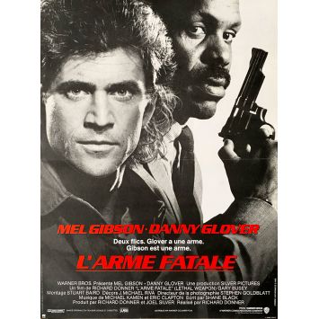 L'ARME FATALE Affiche de film- 40x54 cm. - 1987 - Mel Gibson, Richard Donner