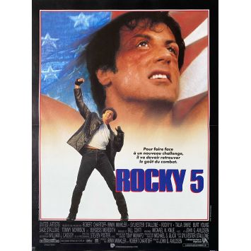 ROCKY 5 Affiche de film- 40x54 cm. - 1990 - Talia Shire, Sylvester Stallone