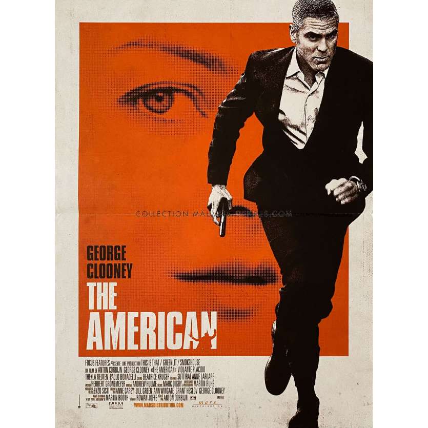 THE AMERICAN Affiche de film- 40x54 cm. - 2010 - George Clooney, Anton Corbijn