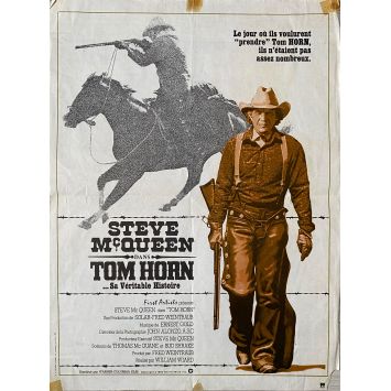 TOM HORN Affiche de film- 40x54 cm. - 1980 - Steve McQueen, William Wiard