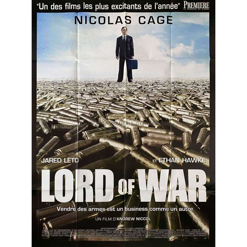 LORD OF WAR Affiche de film- 120x160 cm. - 2005 - Nicolas Cage, Andrew Niccol