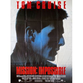 MISSION IMPOSSIBLE Affiche de film- 120x160 cm. - 1996 - Tom Cruise, Brain de Palma