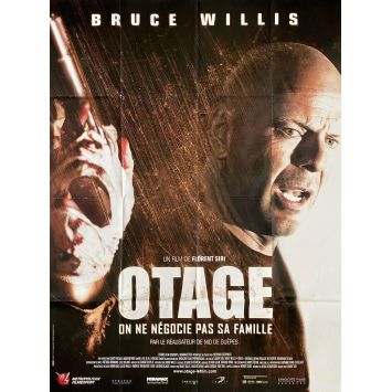 HOSTAGE French Movie Poster- 47x63 in. - 2005 - Florent-Emilio Siri, Bruce Willis