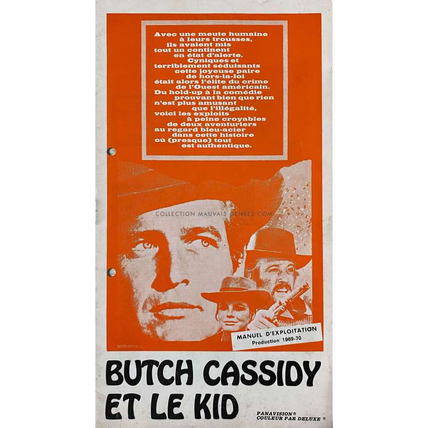 BUTCH CASSIDY AND THE SUNDANCE KID French Pressbook- 6,3x9,5 in. - 1969 - George Roy Hill, Paul Newman