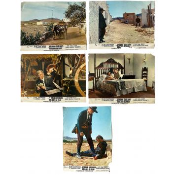 FOR A FEW DOLLARS MORE French Lobby Cards x5 - 10x14 in. - 1965 - Sergio Leone, Clint Eastwood