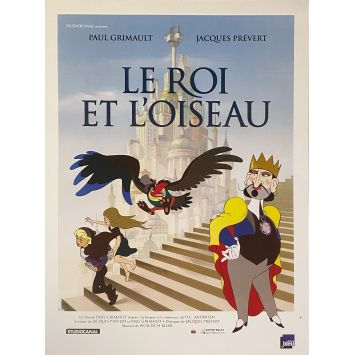 LE ROI ET L'OISEAU Affiche de film- 40x54 cm. - 1980/R2013 - Jean Martin, Paul Grimault