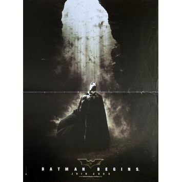 BATMAN BEGINS Affiche de film Prev. - 40x54 cm. - 2005 - Christian Bale, Christopher Nolan