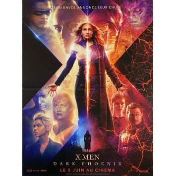 X-MEN : DARK PHOENIX Affiche de film- 40x54 cm. - 2019 - Sophie Turner, Simon Kinberg