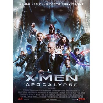 X-MEN APOCALYPSE French Movie Poster- 15x21 in. - 2016 - Bryan Singer, James McAvoy