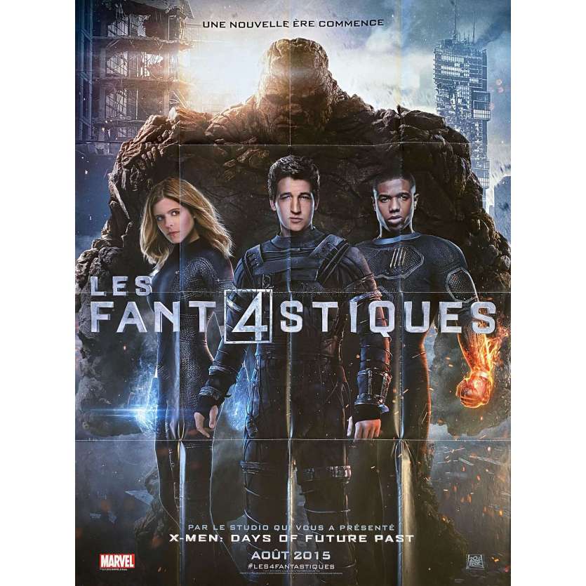 FANTASTIC FOUR French Movie Poster- 47x63 in. - 2015 - Josh Trank, Kate Mara