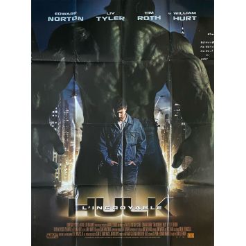 THE INCREDIBLE HULK French Movie Poster- 47x63 in. - 2008 - Louis Leterrier, Edward Norton